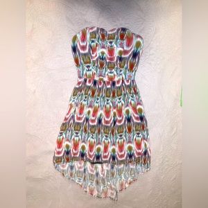 Strapless Multicolor Dress